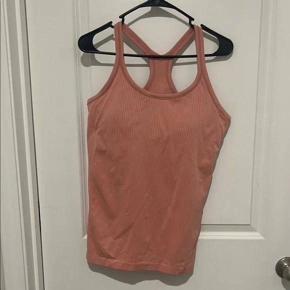 LULULEMON EBB TO STREET TANK PINK PUFF SZ 12 - Picture 3 of 6
